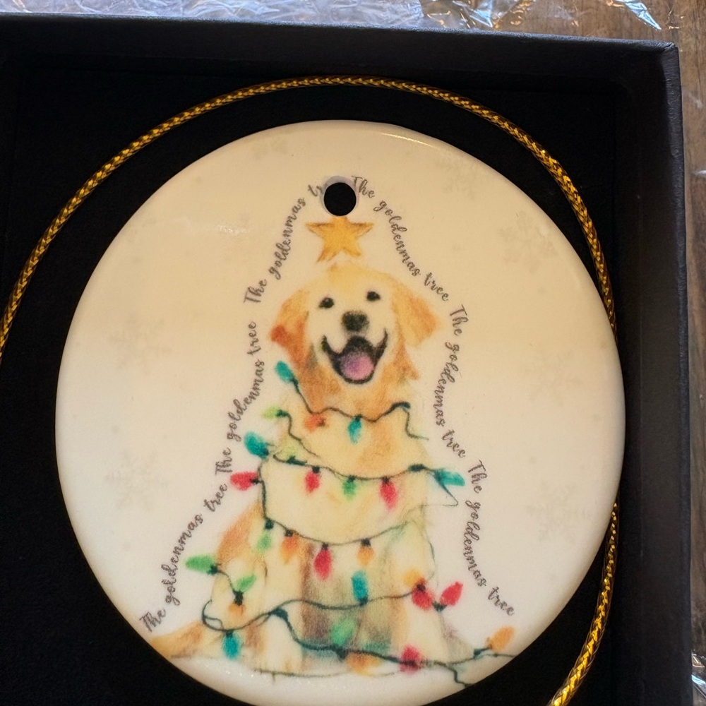 Holiday Dog Ornament